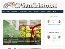 Tablet Screenshot of cpsancristobal.com